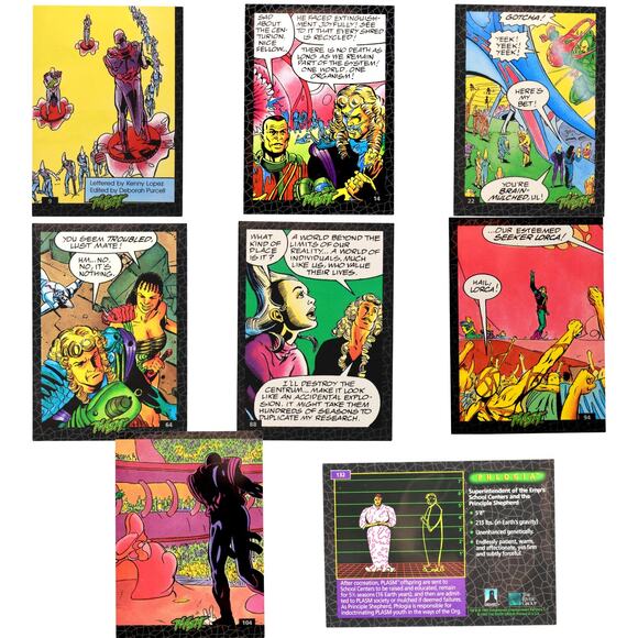 1993 Defiant Plasm TRG Trading Cards [Lot of 8] - Picture 2 of 10